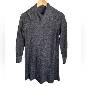 Banana Republic Charcoal Turtleneck Cowl Sweater